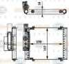 HELLA 8MO 376 726-231 Oil Cooler, automatic transmission